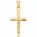 Jesus Gold bnh kreuz aus 14 Karat Gold