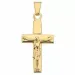 Breit Jesus Gold bnh kreuz aus 8 Karat Gold