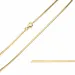 BNH Schlangenhalskette aus 14 Karat Gold 42 cm x 1,3 mm