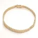 BNH Gliederarmband aus 14 Karat Gold 21 cm x 7 mm