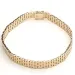 BNH Gliederarmband aus 14 Karat Gold 21,0 cm x 9,0 mm