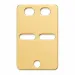 ID-Blech aus 8 Karat Gold