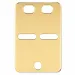 ID-Blech aus 14 Karat Gold