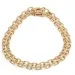 Armband aus 14 Karat Gold 18,5 cm x 6,5 mm