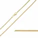 BNH Schlangenhalskette aus 14 Karat Gold 50 cm x 1,2 mm