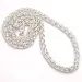 BNH Palme Halskette aus Silber 42 cm x 6,0 mm