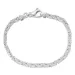 Königarmband aus silber 21 cm x 3,2 mm