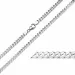 Bnh panzerhalskette aus silber 45 cm x 4,0 mm