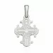 13 x 15 mm Dagmar-Kreuz mit Vater Unser aus Silber