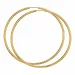 60 mm BNH Kreole in 8 Karat Gold