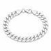 BNH Panzerarmband aus Silber 17 cm x 9,0 mm