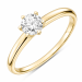0,50 ct lab grown Diamant Solitärring in 9 Karat Gold 0,50 ct