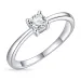Zirkon Solitärring aus Silber