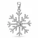 Schneeflocke Anhänger aus Silber