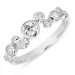 weißem Zirkon Ring aus Silber - Bubbly Sparkle