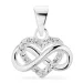 infinity Zirkon Anhänger aus Silber