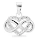 infinity Zirkon Anhänger aus Silber