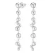 lange Ohrringe in Silber - Bubbly Pure