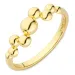 Kugel Ring aus vergoldetem Sterlingsilber - Bubbly Pure
