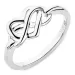 infinity Ring aus Silber - Amoré