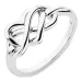 infinity Ring aus Silber - Amoré