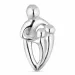 Mutter und Kind Anhänger aus Silber