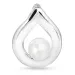 Tropfen Perle Anhänger aus Silber