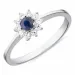 Saphir Ring aus Silber