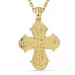 Dagmarkreuz Halskette mit Anhänger aus vergoldetem Sterlingsilber