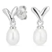Perle Ohrringe in Silber