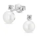 Perle Ohrringe in Silber