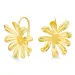 Blumen Ohrringe in vergoldetes Messing - Eliné