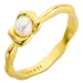 Perle Ring aus vergoldetes Messing - Eliné