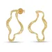 Ohrringe in vergoldetes Messing - Eliné