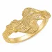 Ring aus vergoldetes Messing - Lumé Etched