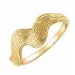 Ring aus vergoldetes Messing - Lumé Etched