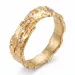 Zirkon Ring aus vergoldetes Messing - Lumé Etched