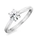 Zirkon Solitärring aus Silber