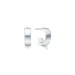 ID Fine IDH011SL chunky mini hoops in Silber
