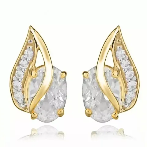 bling bling Ohrringe in 9 Karat Gold mit