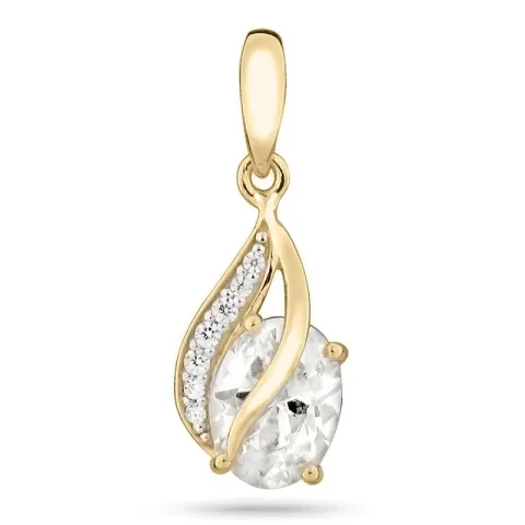 Tropfen Anhänger aus 9 Karat Gold