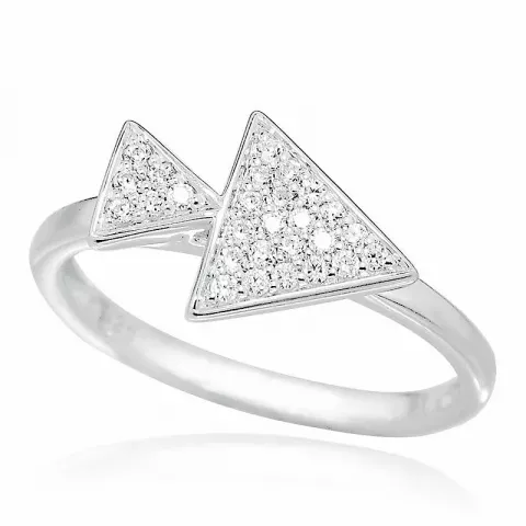 Dreieck Ring aus Silber