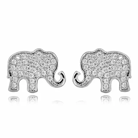 Elefant Ohrringe in Silber