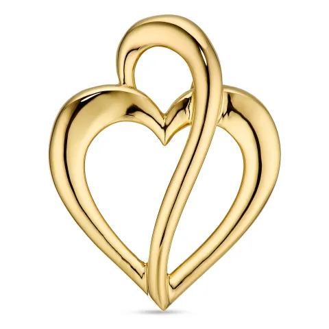 Herz Anhänger aus vergoldetem Sterlingsilber