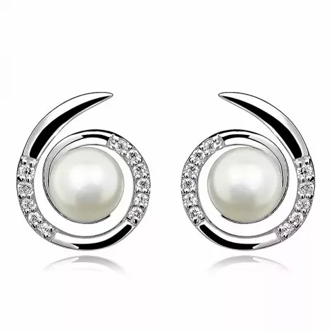 Perle Ohrringe in Silber
