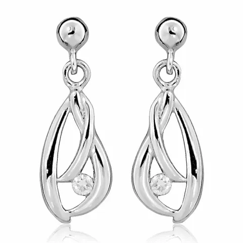 Diamant Ohrstecker in Silber mit Diamant 