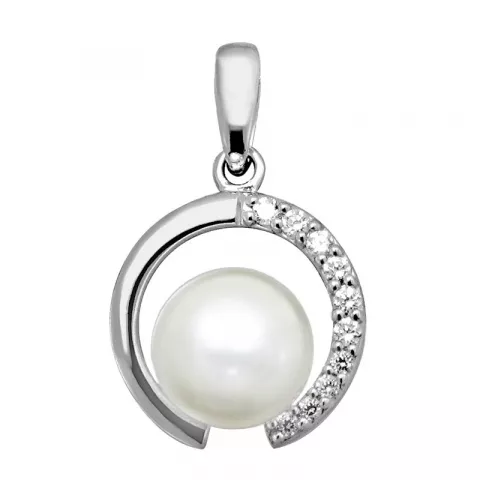 Elegant Perle Anhänger aus Silber