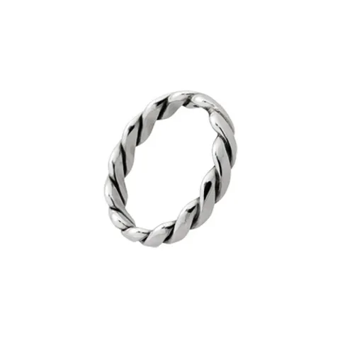 gewunden RS of Scandinavia Ring in oxidiertem Sterlingsilber