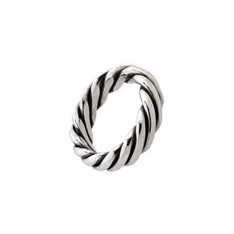 gewunden RS of Scandinavia Ring in oxidiertem Sterlingsilber