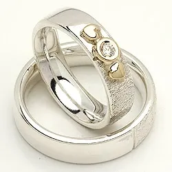 Trauringe von rs of scandinavia in Silber und Gelbgold